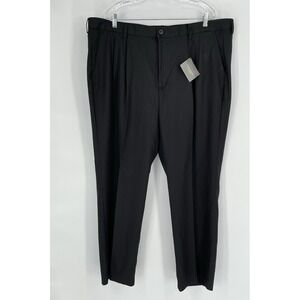 NWT Alexandre London Men Size UK 44x29 Pleated Cuffed  Wool Dress Pants Slacks